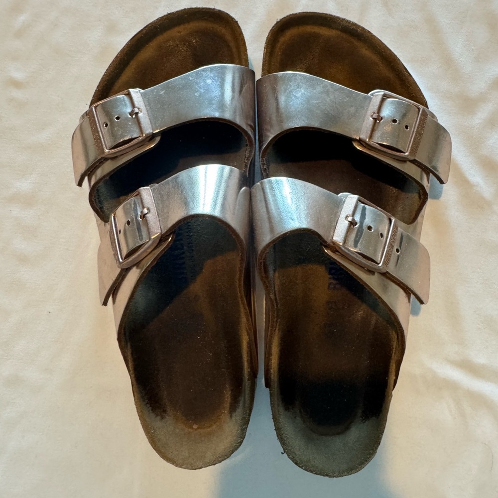 Birkenstock Rose Gold Sandals
